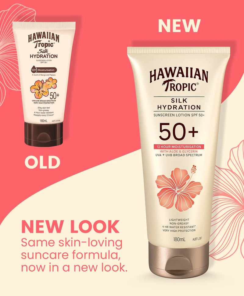 Hawaiian Tropic Silk Hydration Sunscreen Lotion SPF 50+